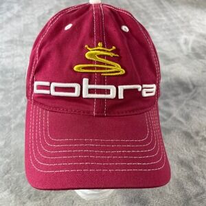 Cobra FJ Footjoy Golf Hat Cap Mens Maroon Red Speed Embroidered Adjustable